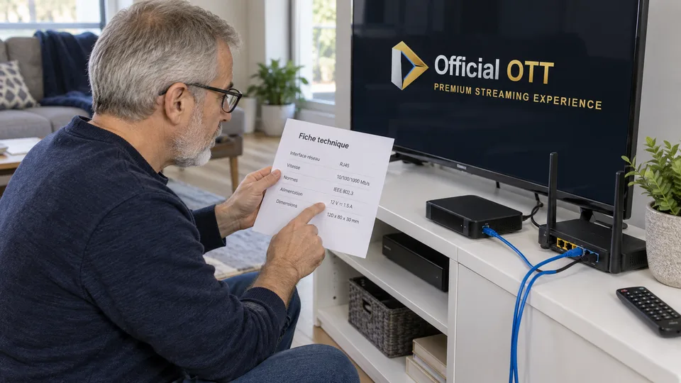 Consultation de la documentation d’un appareil connecté.