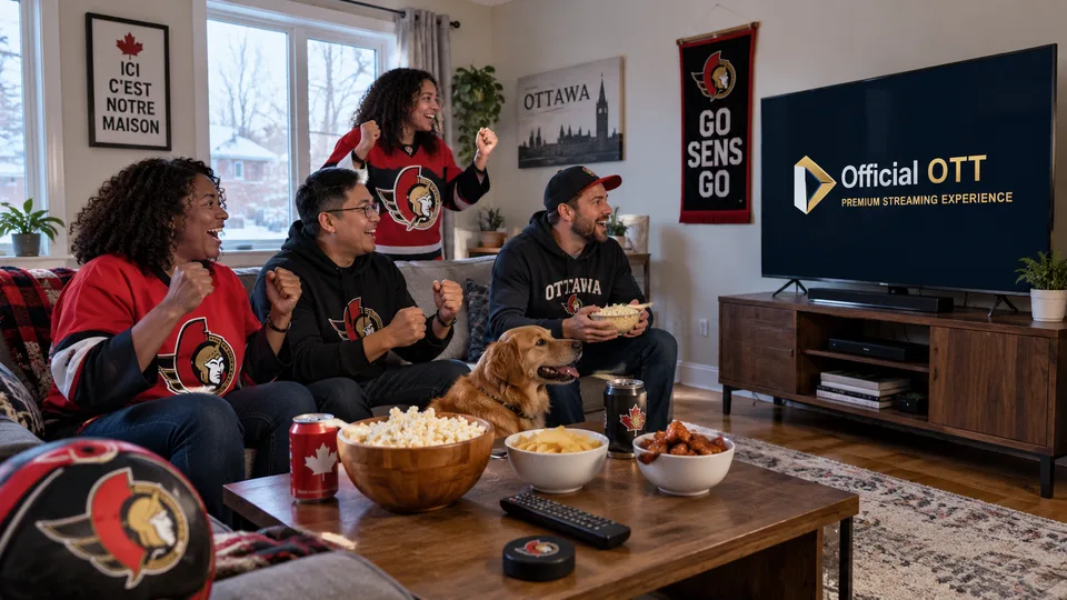 Préparation d’une soirée sportive à la maison.