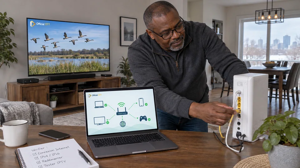 Appareils connectés dans un foyer canadien.