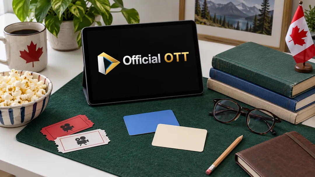 Tablet and blank cards on a desk with glasses and notebook