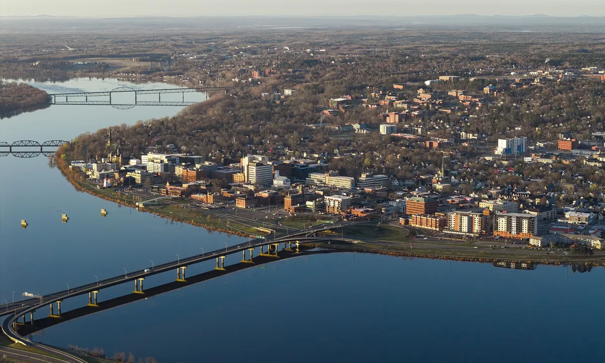 Vue de Fredericton