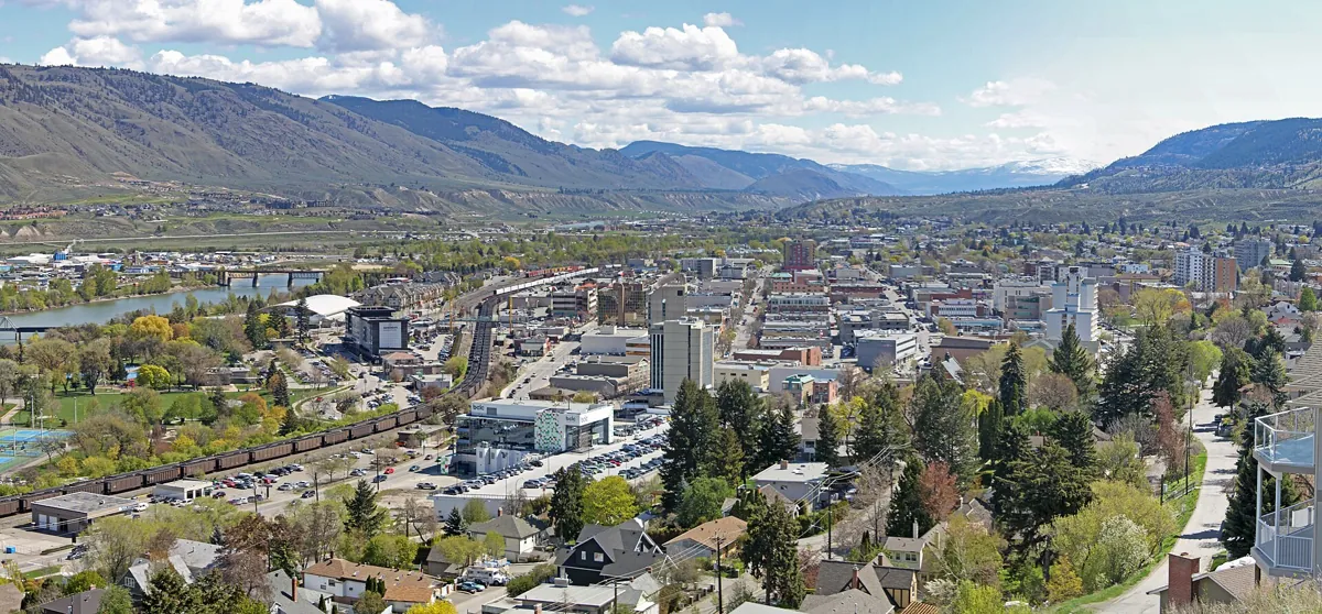 Vue de Kamloops