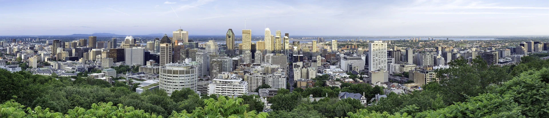 Panorama de Montréal depuis le mont Royal