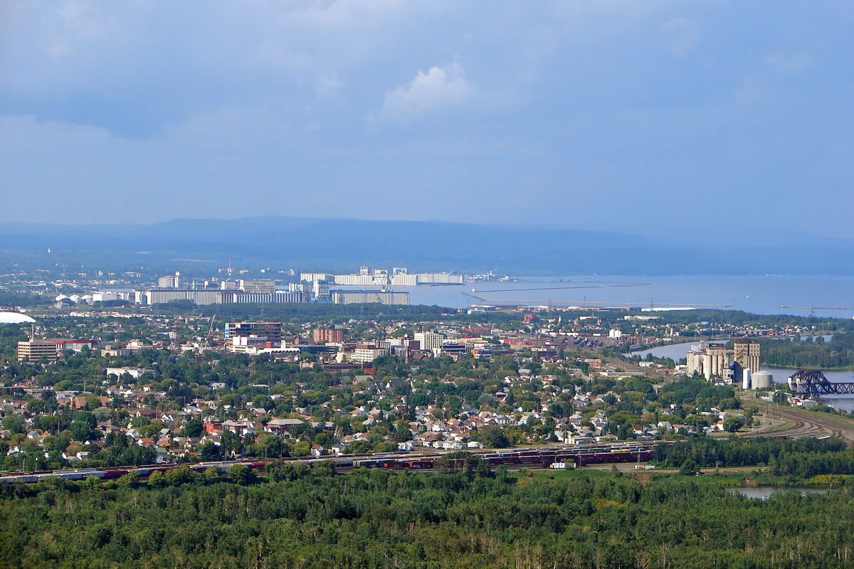 Vue de Thunder Bay