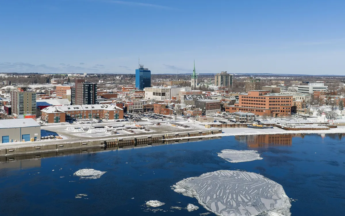 Vue de Trois-Rivières