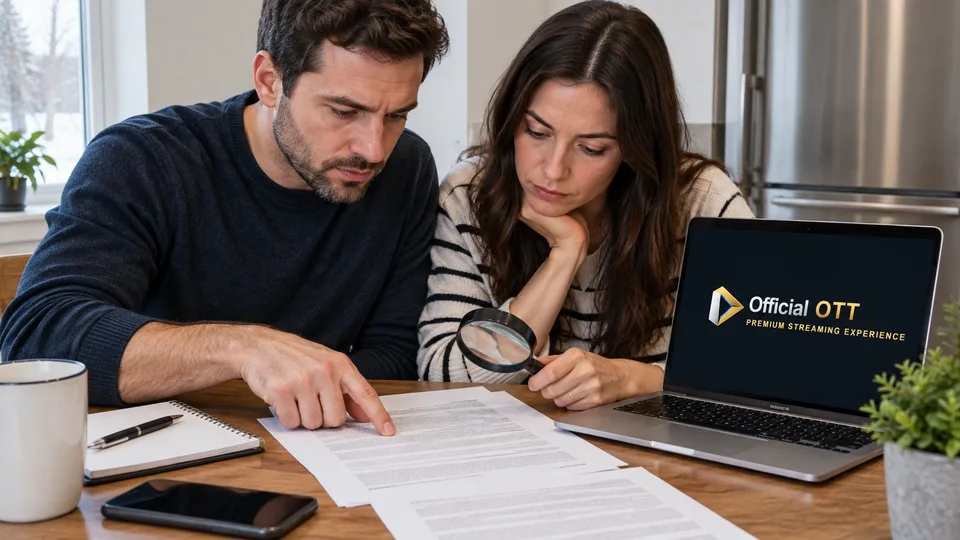 Un couple relit ensemble les détails d’un document