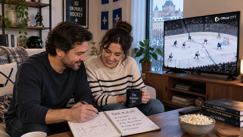 A couple prepares its game record in a notebook